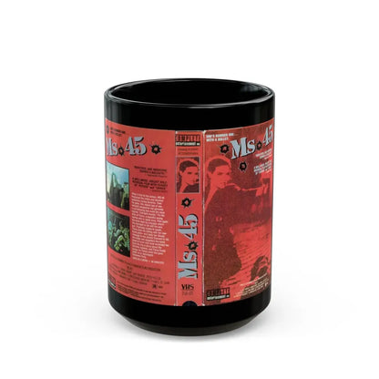 MS 45 (VHS COVER) - Black Coffee Mug 15oz - Go Mug Yourself