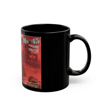 MS 45 (VHS COVER) - Black Coffee Mug-Go Mug Yourself