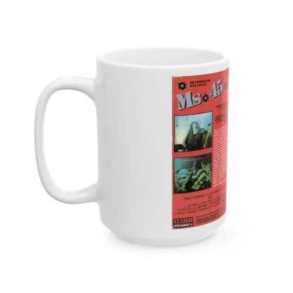 MS 45 (VHS COVER) - White Coffee Mug - Go Mug Yourself