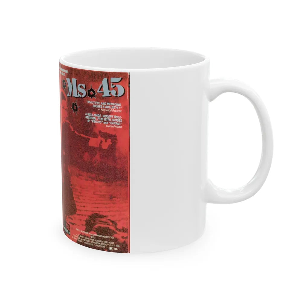 MS 45 (VHS COVER) - White Coffee Mug-Go Mug Yourself