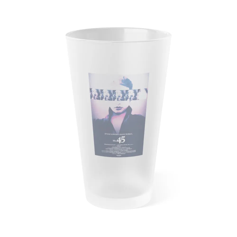 MS. 45 (ANGEL OF VENGEANCE) 3 1981 Movie Poster - Frosted Pint Glass 16oz-16oz-Frosted-Go Mug Yourself