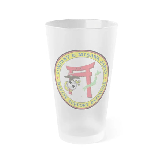 MSB Company E (USMC) Frosted Pint Glass 16oz Default Title - Go Mug Yourself