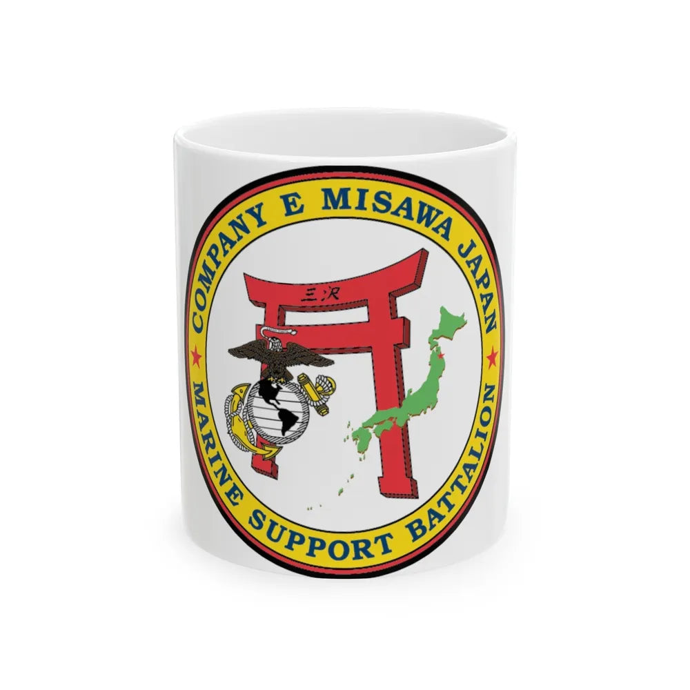 MSB Company E (USMC) White Coffee Mug-11oz-Go Mug Yourself