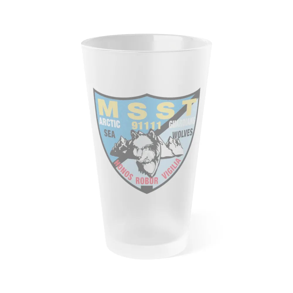 MSST Anchorage NEW 2006 (U.S. Coast Guard) Frosted Pint Glass 16oz-Go Mug Yourself