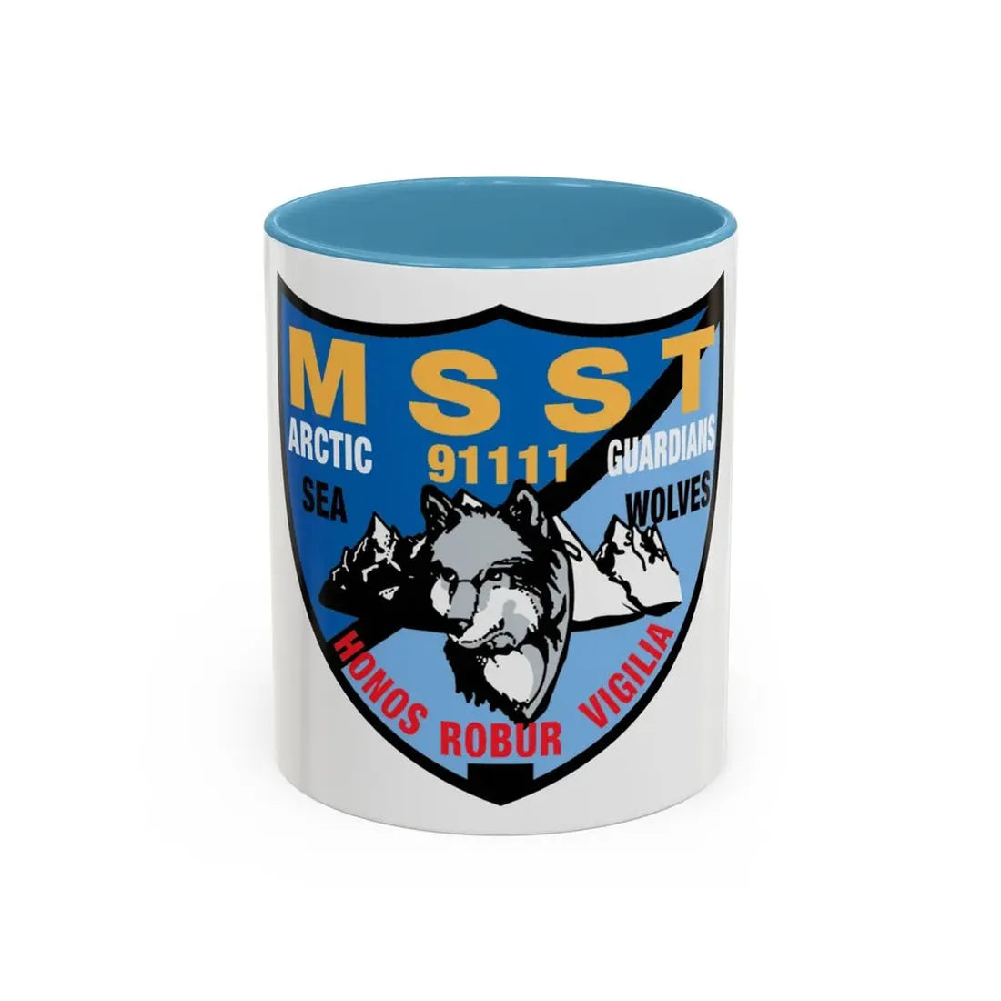 MSST Anchorage   NEW 2006 (U.S. Coast Guard) Accent Coffee Mug 11oz Light Blue - Go Mug Yourself