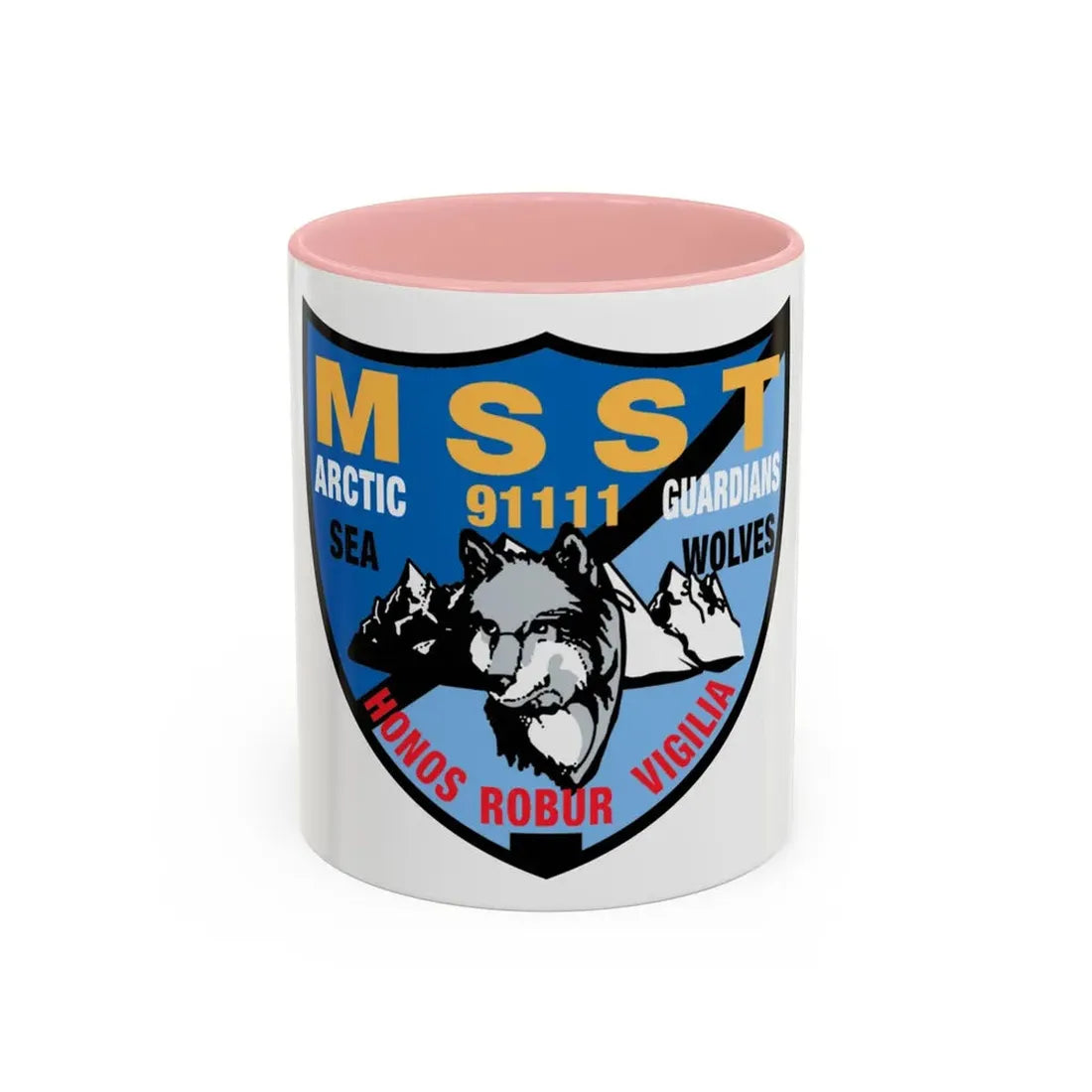 MSST Anchorage   NEW 2006 (U.S. Coast Guard) Accent Coffee Mug 11oz Pink - Go Mug Yourself