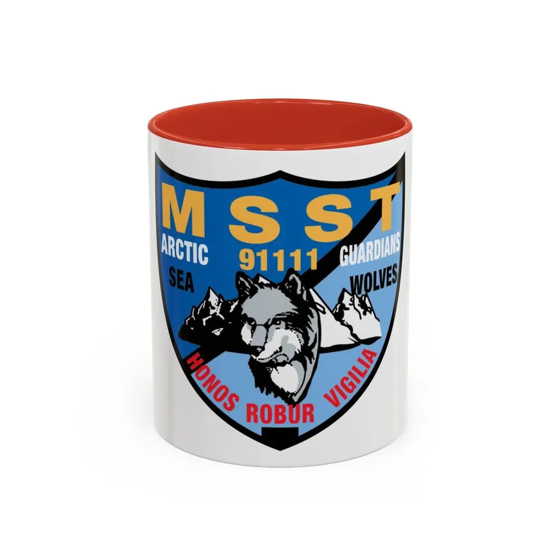 MSST Anchorage   NEW 2006 (U.S. Coast Guard) Accent Coffee Mug 11oz Red - Go Mug Yourself