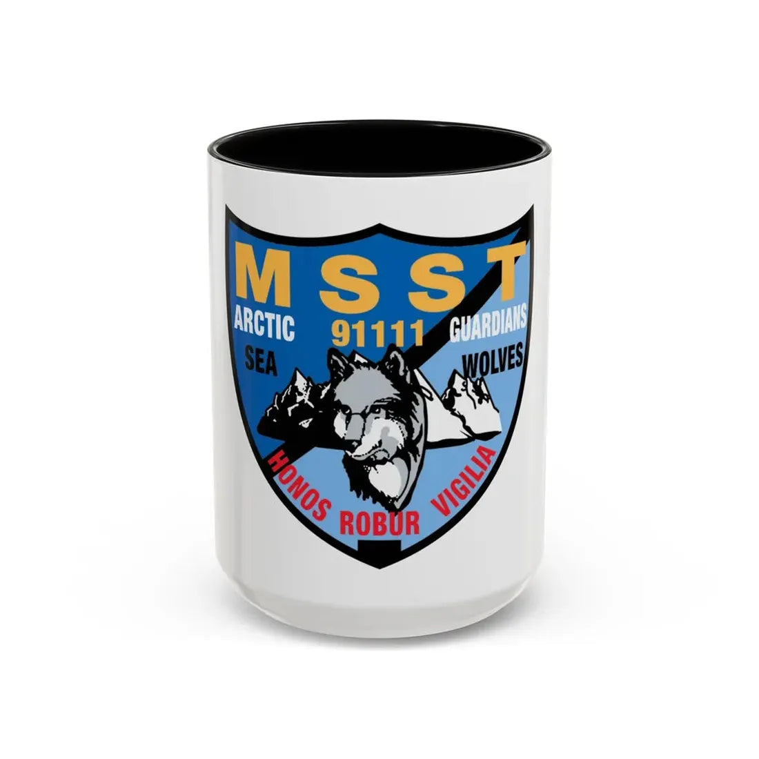 MSST Anchorage   NEW 2006 (U.S. Coast Guard) Accent Coffee Mug 15oz Black - Go Mug Yourself