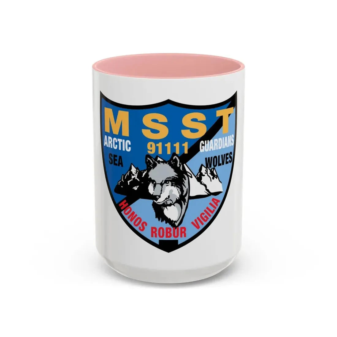 MSST Anchorage   NEW 2006 (U.S. Coast Guard) Accent Coffee Mug 15oz Pink - Go Mug Yourself