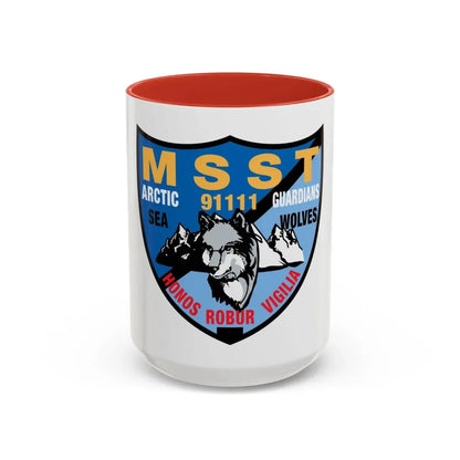 MSST Anchorage   NEW 2006 (U.S. Coast Guard) Accent Coffee Mug 15oz Red - Go Mug Yourself