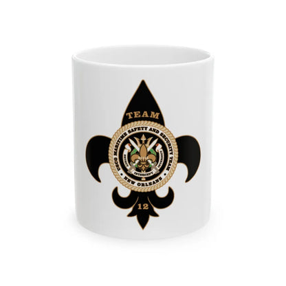 MSST New Orleans Team 12 (U.S. Coast Guard) White Coffee Mug-11oz-Go Mug Yourself