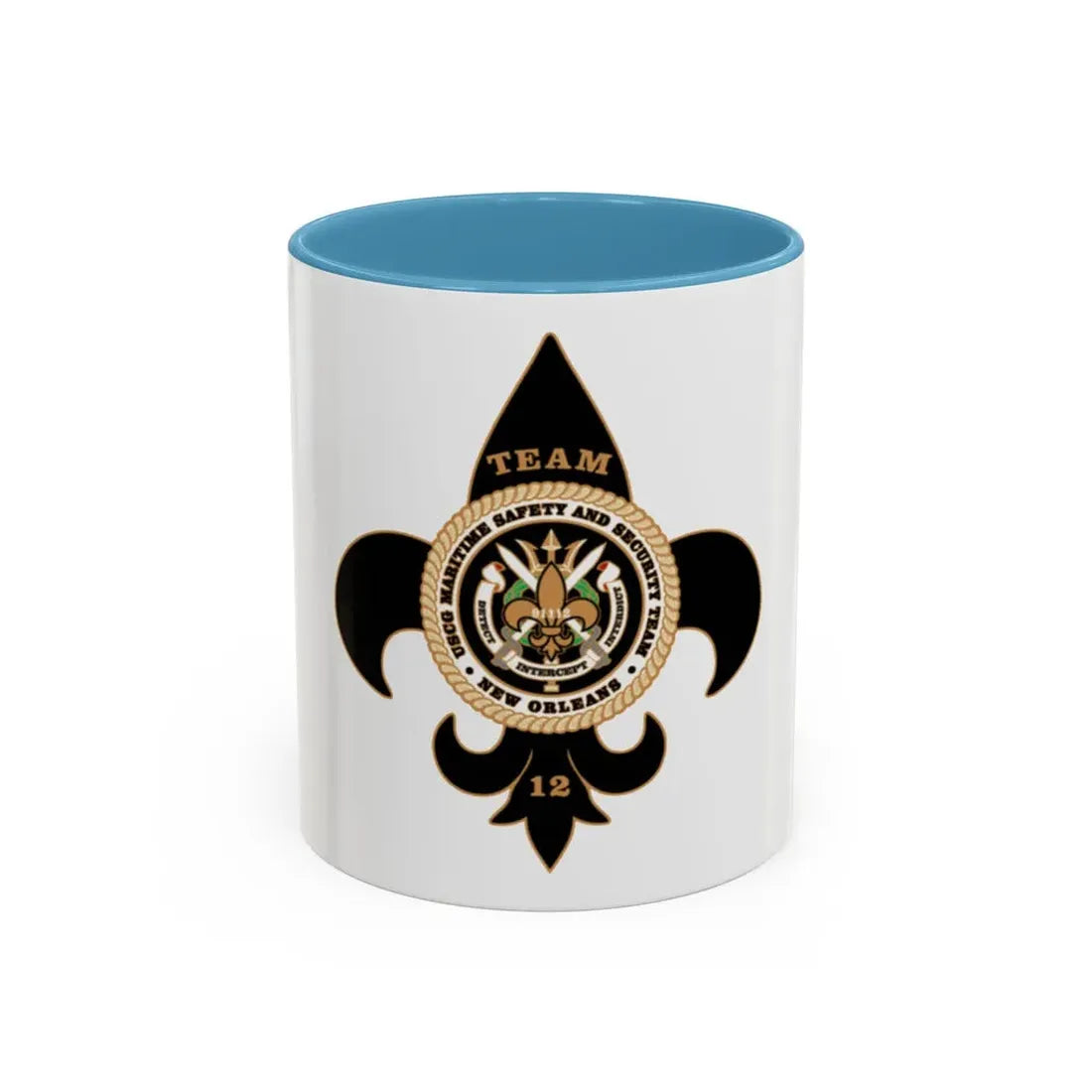 MSST New Orleans Team 12 (U.S. Coast Guard) Accent Coffee Mug 11oz Light Blue - Go Mug Yourself