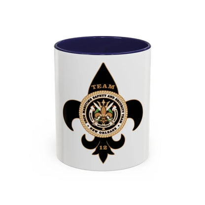 MSST New Orleans Team 12 (U.S. Coast Guard) Accent Coffee Mug 11oz Navy - Go Mug Yourself
