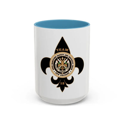 MSST New Orleans Team 12 (U.S. Coast Guard) Accent Coffee Mug 15oz Light Blue - Go Mug Yourself