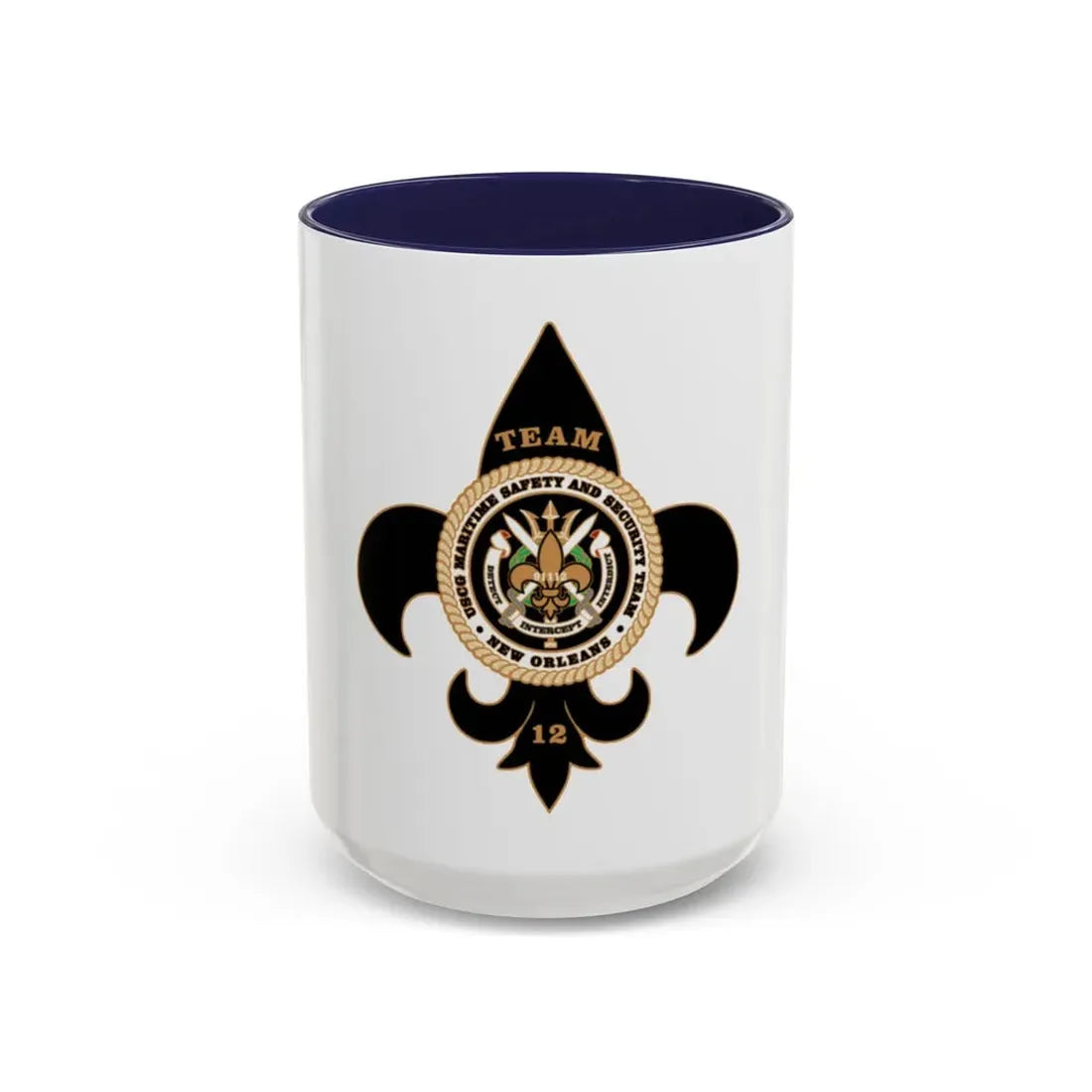 MSST New Orleans Team 12 (U.S. Coast Guard) Accent Coffee Mug 15oz Navy - Go Mug Yourself