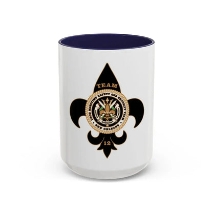 MSST New Orleans Team 12 (U.S. Coast Guard) Accent Coffee Mug 15oz Navy - Go Mug Yourself