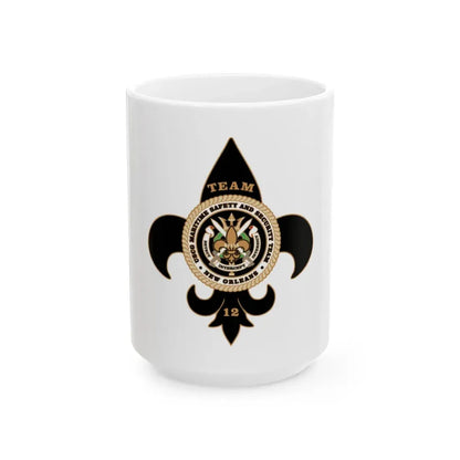 MSST New Orleans Team 12 (U.S. Coast Guard) White Coffee Mug 15oz - Go Mug Yourself