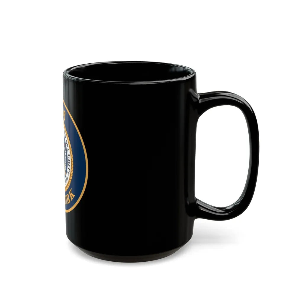 MSST New York 91106 Maritime Safety & Sec Team (U.S. Coast Guard) Black Coffee Mug-Go Mug Yourself