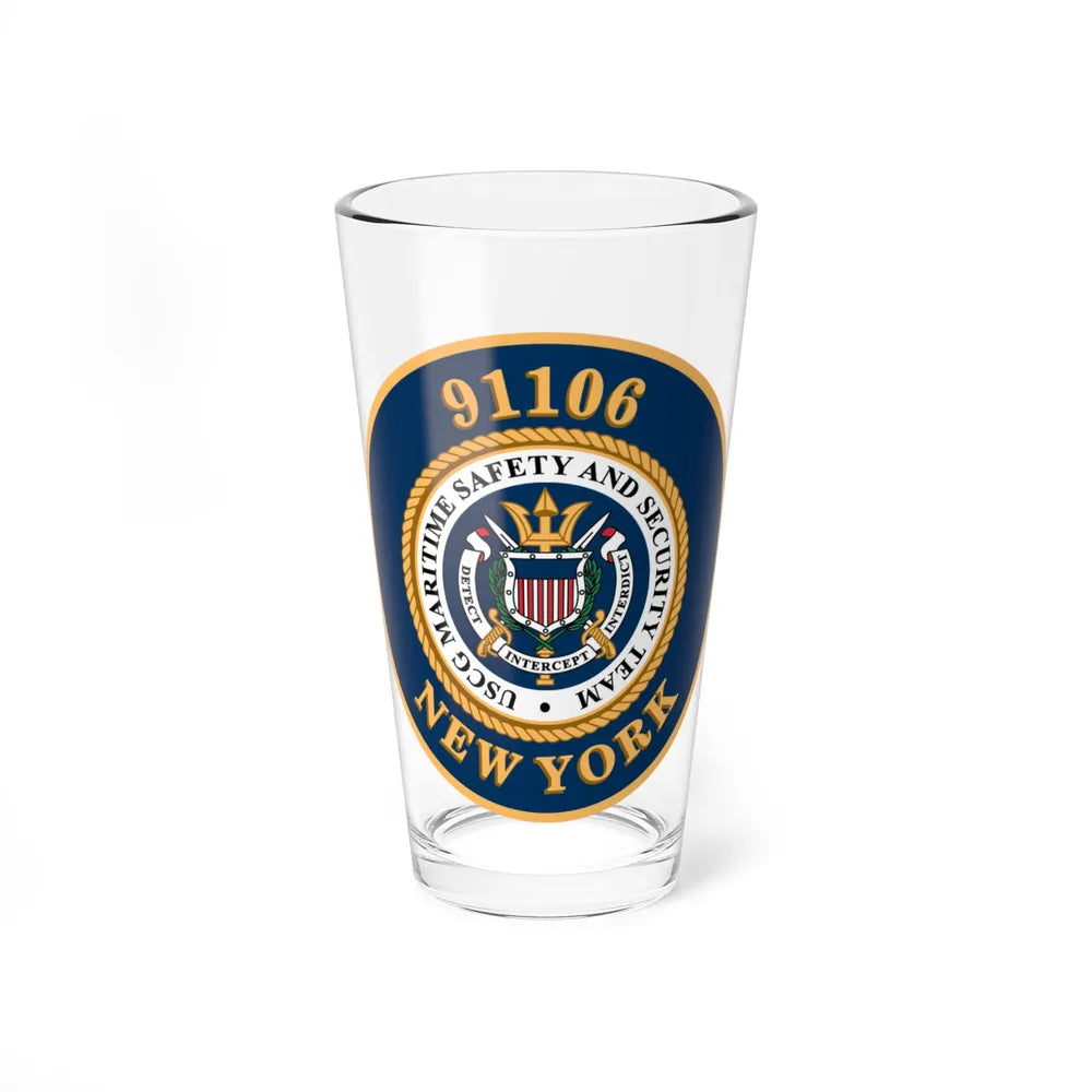 MSST New York 91106 Maritime Safety & Sec Team (U.S. Coast Guard) Pint Glass 16oz-16oz-Go Mug Yourself