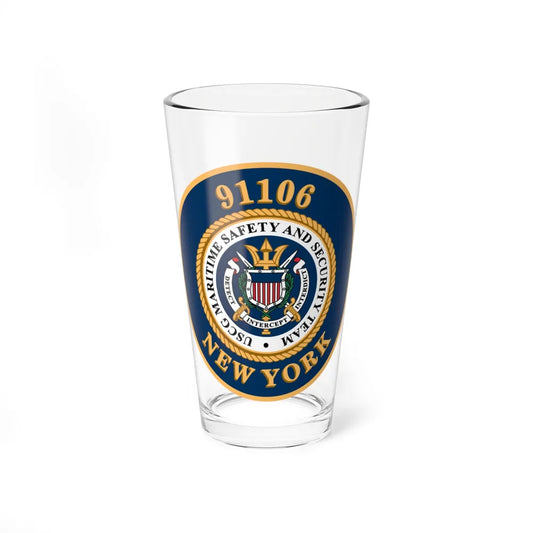 MSST New York 91106 Maritime Safety & Sec Team (U.S. Coast Guard) Pint Glass 16oz-16oz-Go Mug Yourself