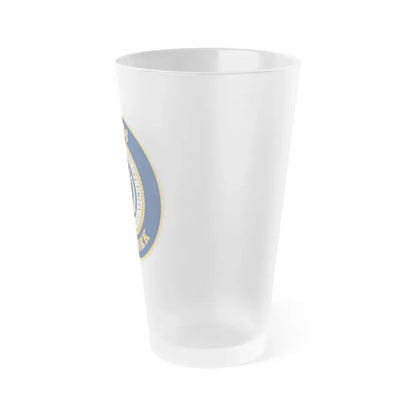 MSST New York 91106 Maritime Safety & Sec Team (U.S. Coast Guard) Frosted Pint Glass 16oz - Go Mug Yourself
