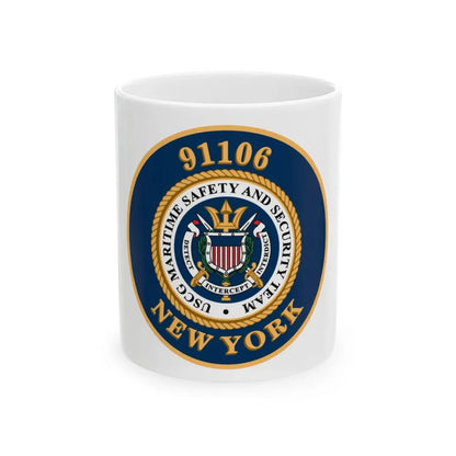 MSST New York 91106 Maritime Safety & Sec Team (U.S. Coast Guard) White Coffee Mug 11oz - Go Mug Yourself
