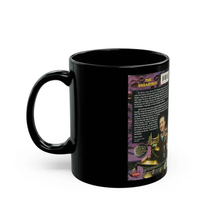 MST3K THE UNEARTHLY (VHS COVER) - Black Coffee Mug - Go Mug Yourself