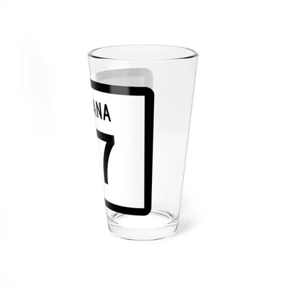 MT-117 (Montana) (Road Sign) Pint Glss 16oz - Go Mug Yourself