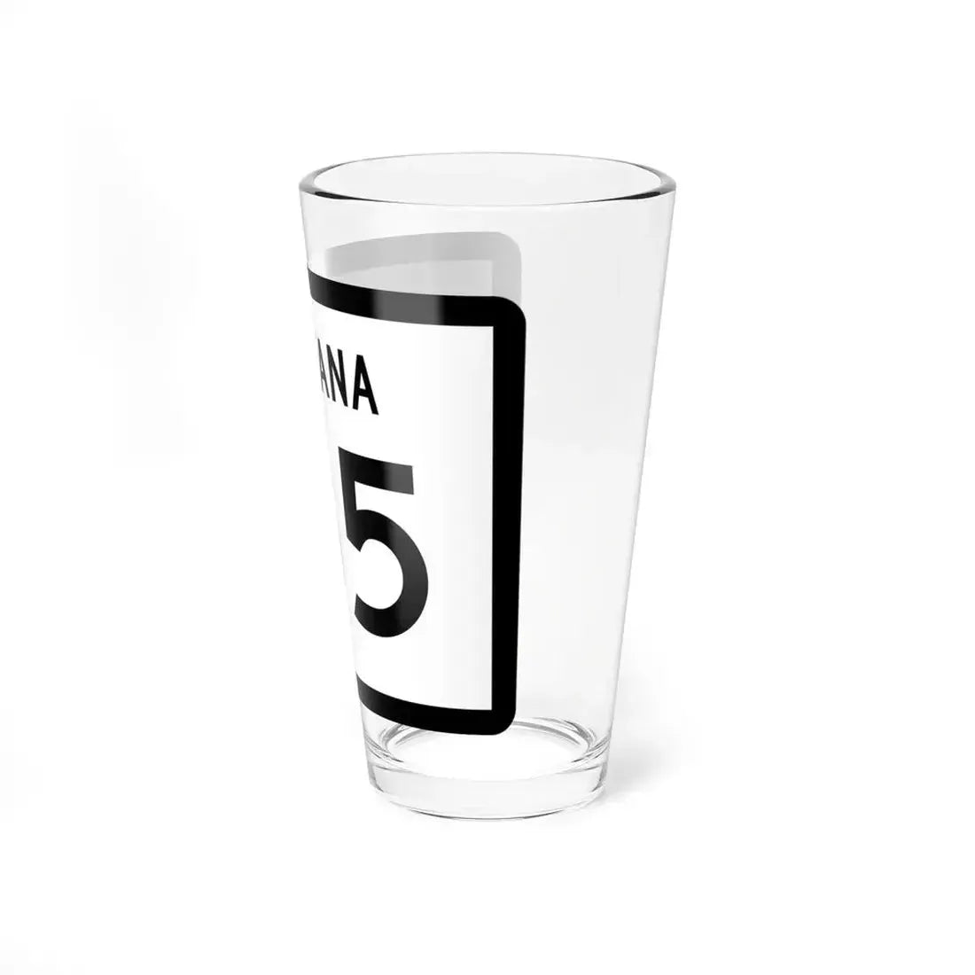 MT-135 (Montana) (Road Sign) Pint Glass 16oz - Go Mug Yourself