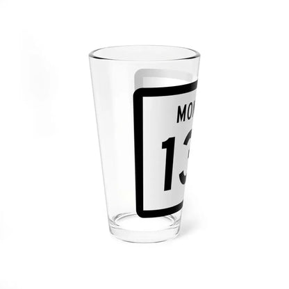 MT-135 (Montana) (Road Sign) Pint Glss 16oz - Go Mug Yourself