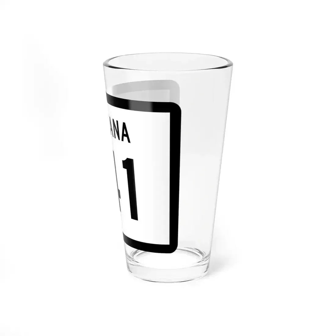 MT-141 (Montana) (Road Sign) Pint Glass 16oz - Go Mug Yourself