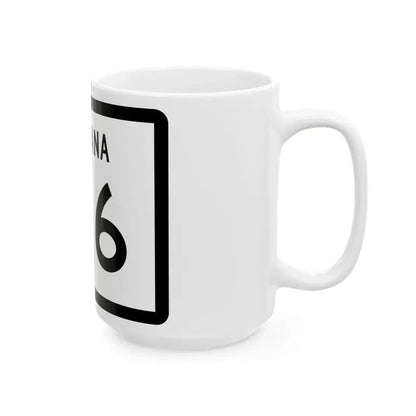 MT-146 (Montana) (Road Sign) White Coffee Mug - Go Mug Yourself