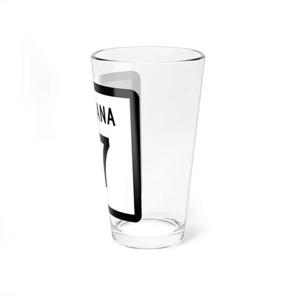 MT-17 (Montana) (Road Sign) Pint Glss 16oz - Go Mug Yourself