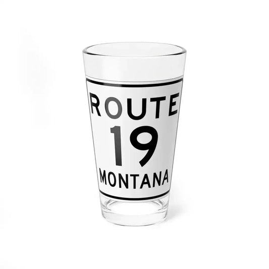 MT-19 1948 (Montana) (Road Sign) Pint Glass 16oz 16oz - Go Mug Yourself