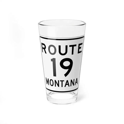 MT-19 1948 (Montana) (Road Sign) Pint Glss 16oz 16oz - Go Mug Yourself