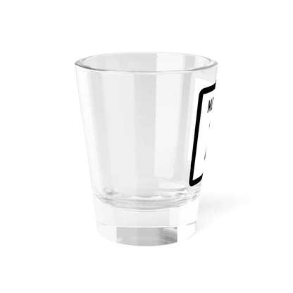 MT-2 (Montana) (Road Sign) Shot Glass 1.5oz - Go Mug Yourself