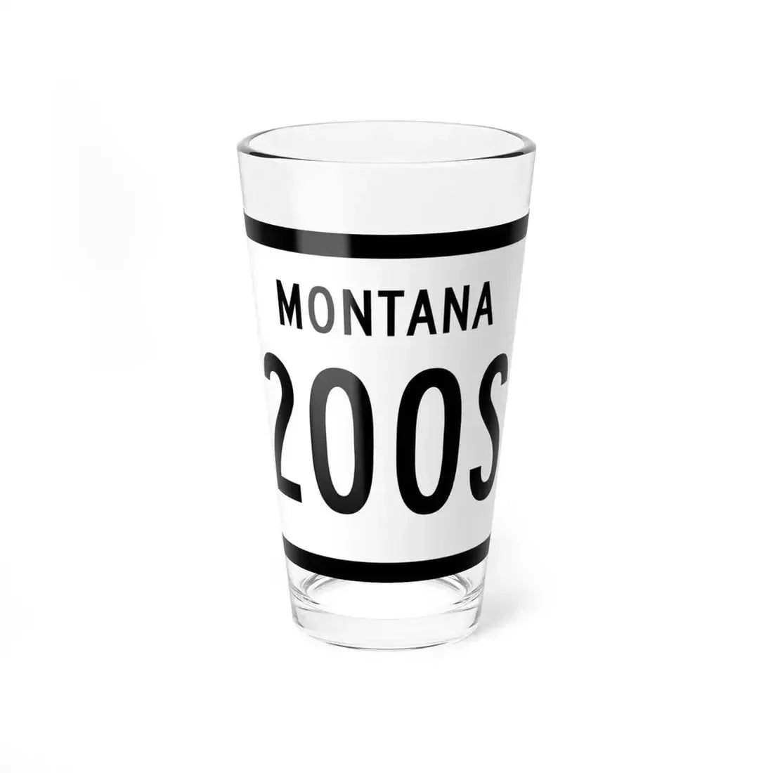 MT-200S (Montana) (Road Sign) Pint Glass 16oz 16oz - Go Mug Yourself