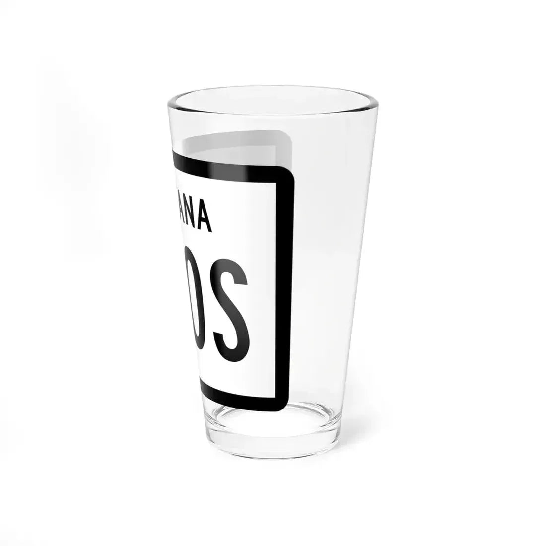 MT-200S (Montana) (Road Sign) Pint Glass 16oz - Go Mug Yourself