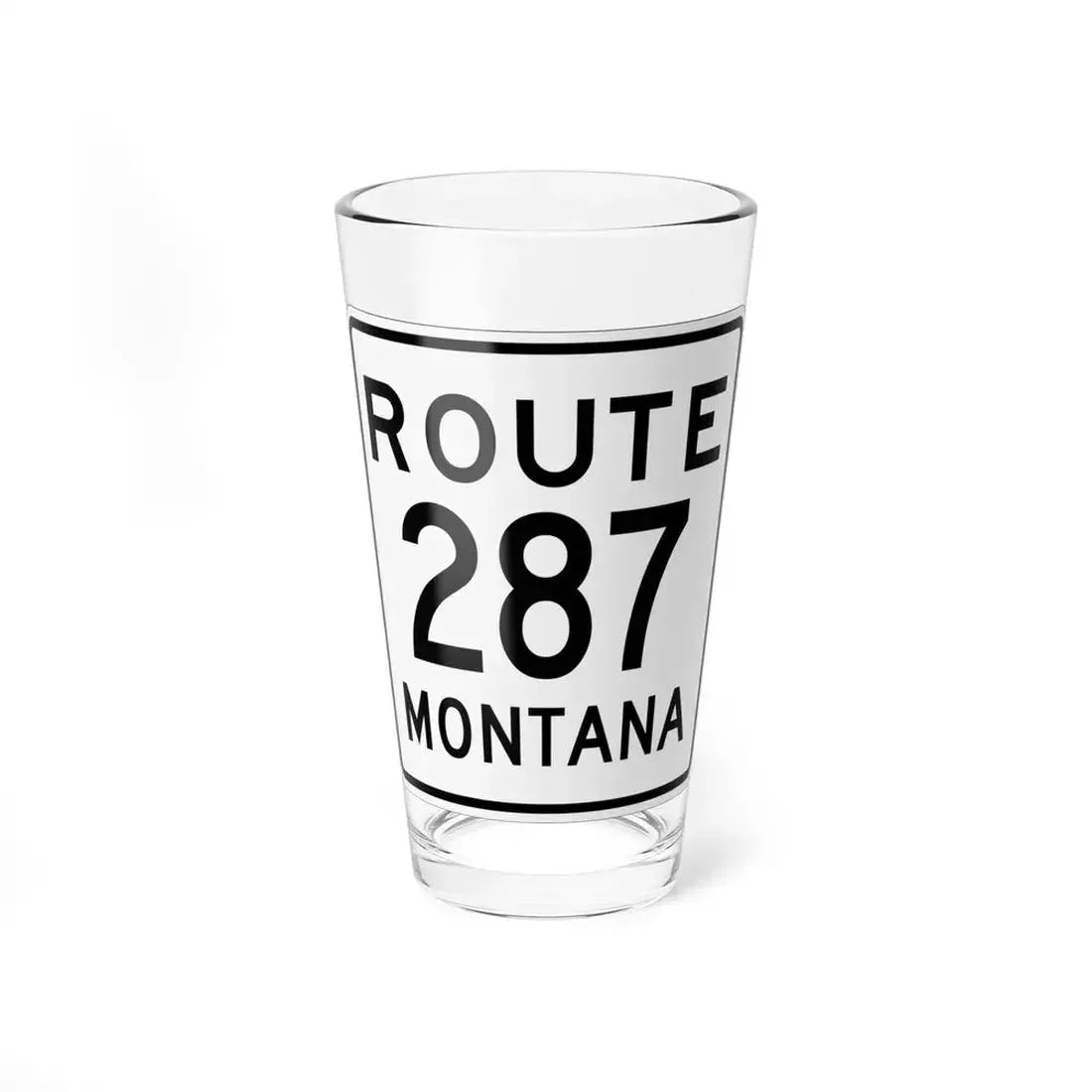 MT-287 1948 (Montana) (Road Sign) Pint Glass 16oz 16oz - Go Mug Yourself