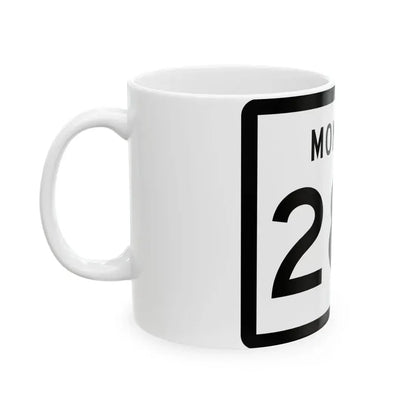MT-287 (Montana) (Road Sign) White Coffee Mug - Go Mug Yourself