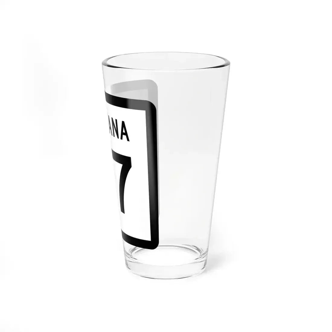 MT-37 (Montana) (Road Sign) Pint Glass 16oz - Go Mug Yourself