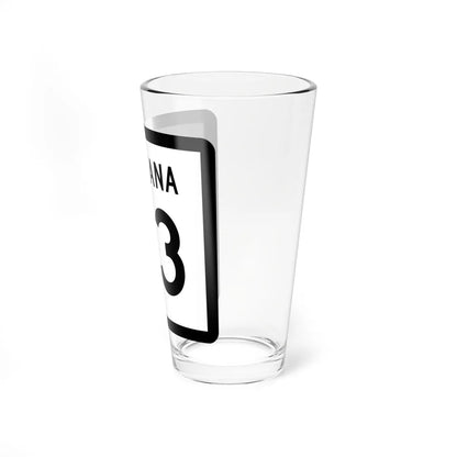 MT-43 (Montana) (Road Sign) Pint Glass 16oz - Go Mug Yourself