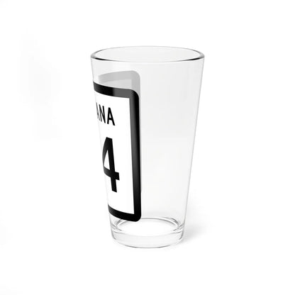 MT-44 (Montana) (Road Sign) Pint Glass 16oz - Go Mug Yourself