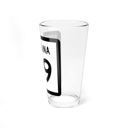 MT-49 (Montana) (Road Sign) Pint Glass 16oz - Go Mug Yourself