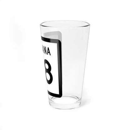 MT-68 (Montana) (Road Sign) Pint Glss 16oz - Go Mug Yourself