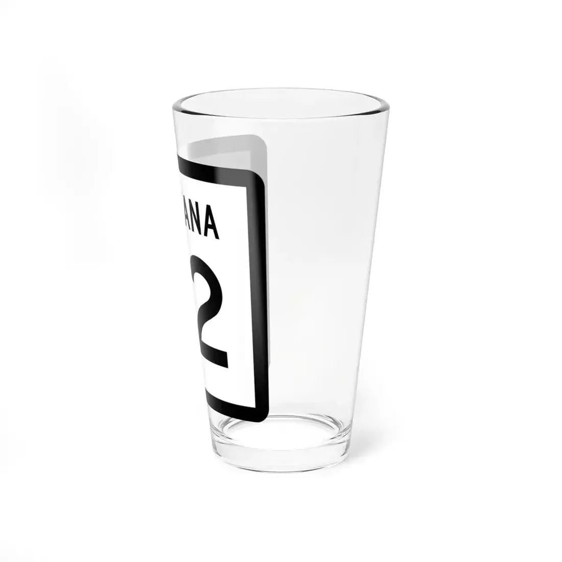 MT-72 (Montana) (Road Sign) Pint Glss 16oz - Go Mug Yourself