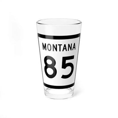 MT-85 (Montana) (Road Sign) Pint Glss 16oz 16oz - Go Mug Yourself