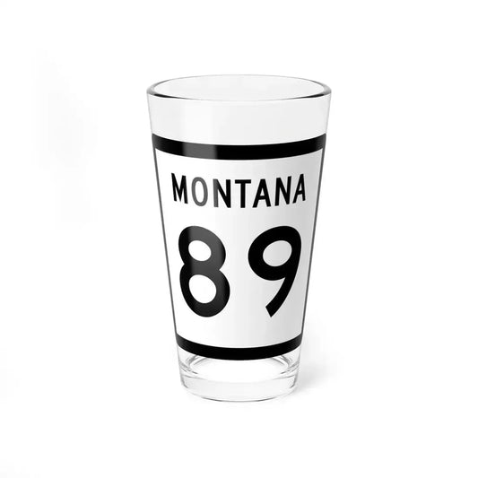 MT-89 (Montana) (Road Sign) Pint Glass 16oz 16oz - Go Mug Yourself