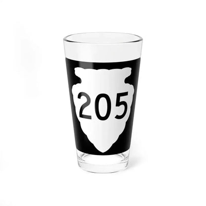 MT-sec-205 (Montana) (Road Sign) Pint Glass 16oz 16oz - Go Mug Yourself
