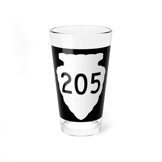 MT-sec-205 (Montana) (Road Sign) Pint Glass 16oz 16oz - Go Mug Yourself